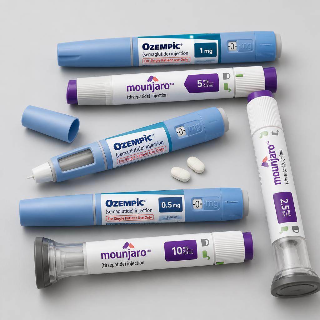 Brand-name GLP-1 injector pens