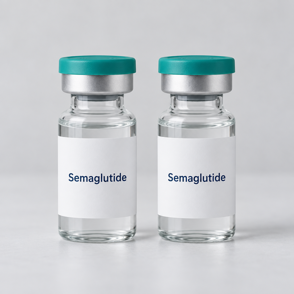 Compounded semaglutide vials